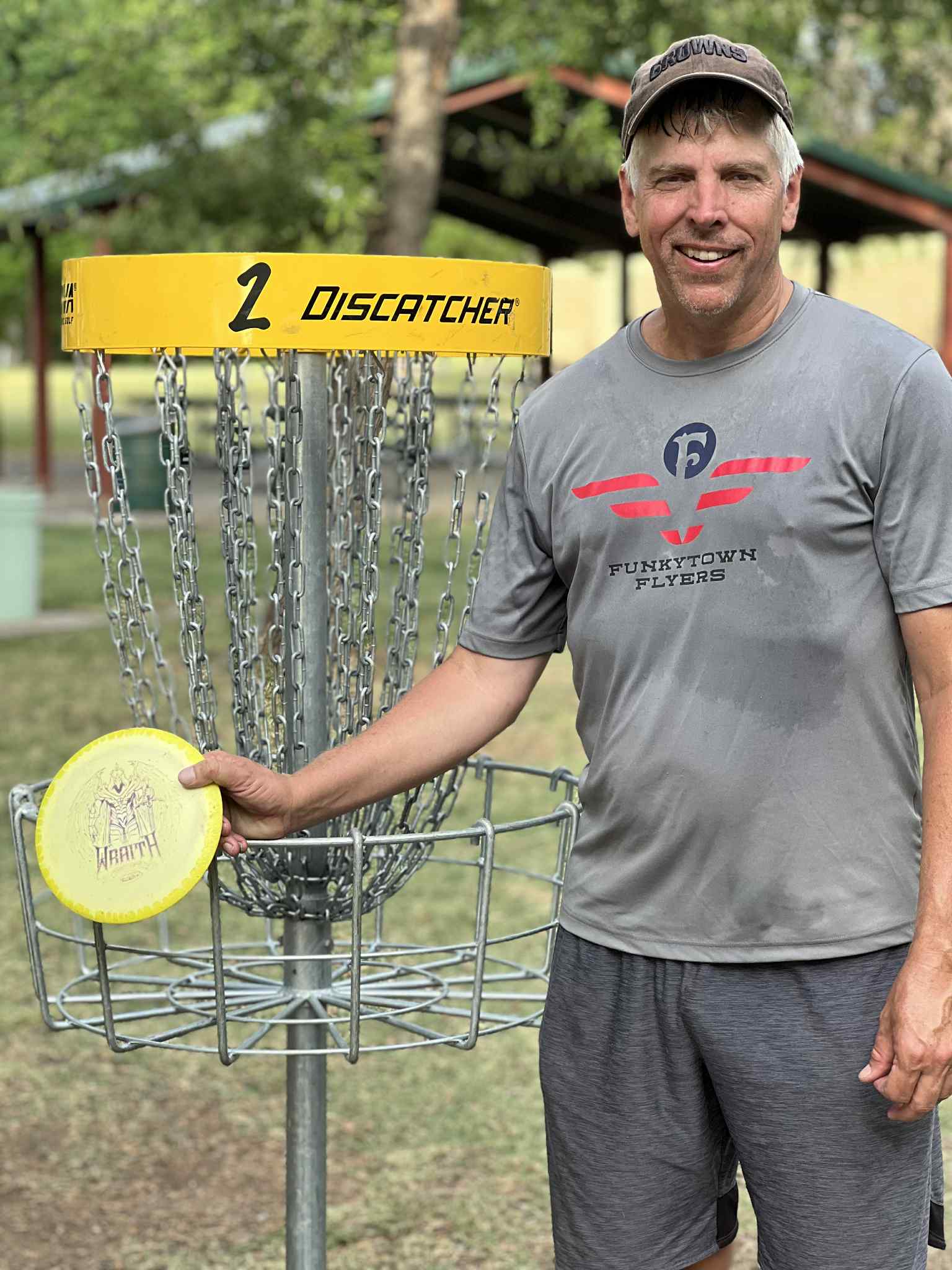 Mark Tremayne after acing hole 2 at North Park