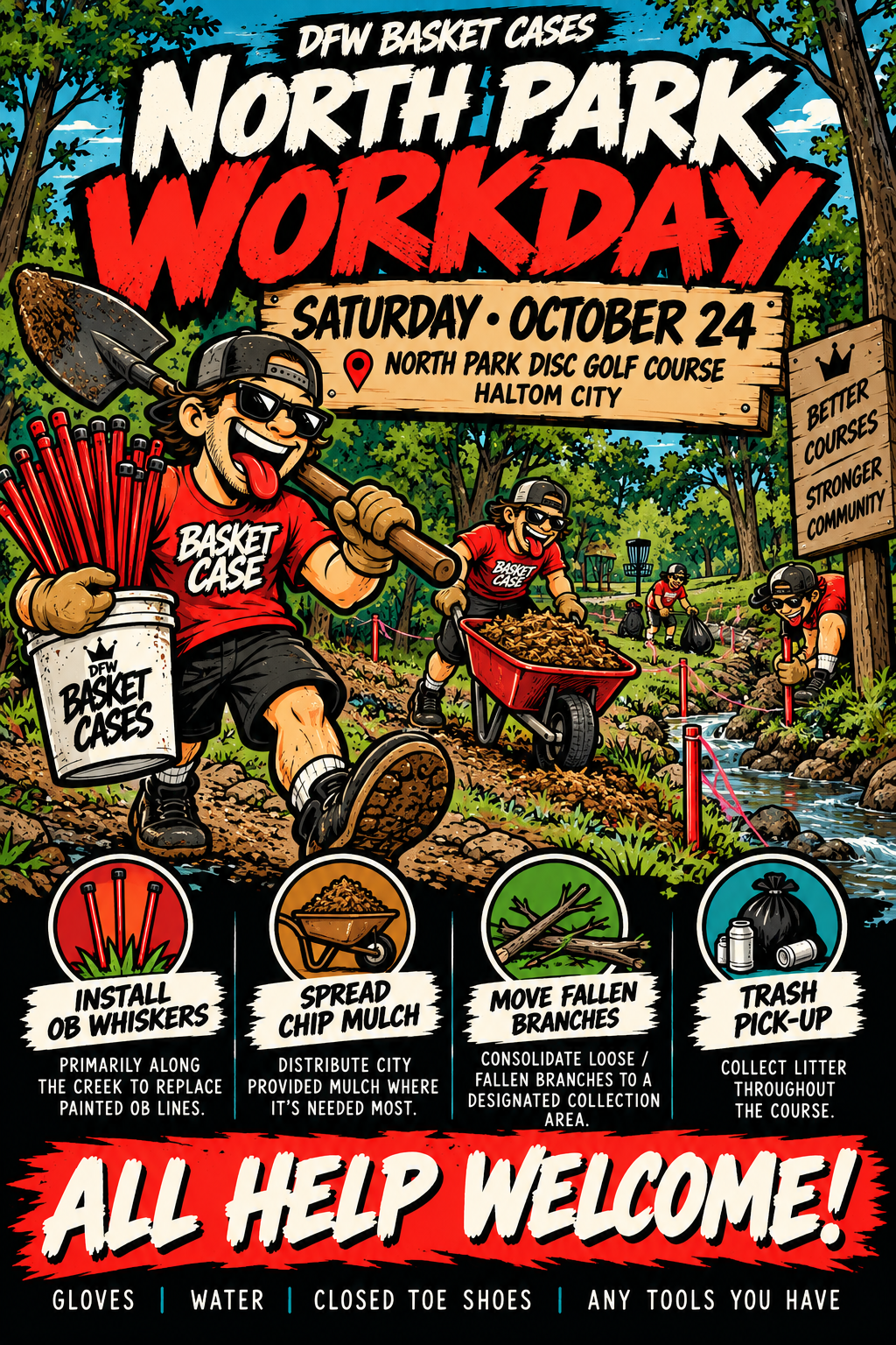 DFW Basket Cases North Park Workday — October 24, 2026